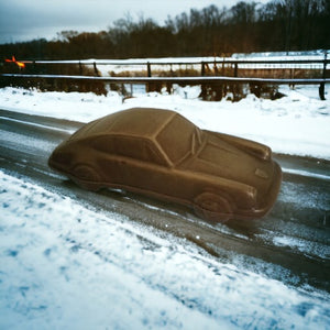 Porsche de chocolate con leche