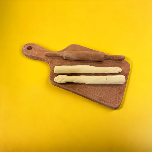 Tabla y rodillo de cocina