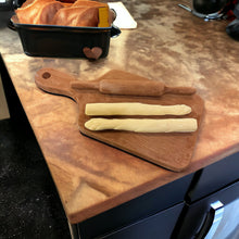 Cargar imagen en el visor de la galería, Tabla y rodillo de cocina