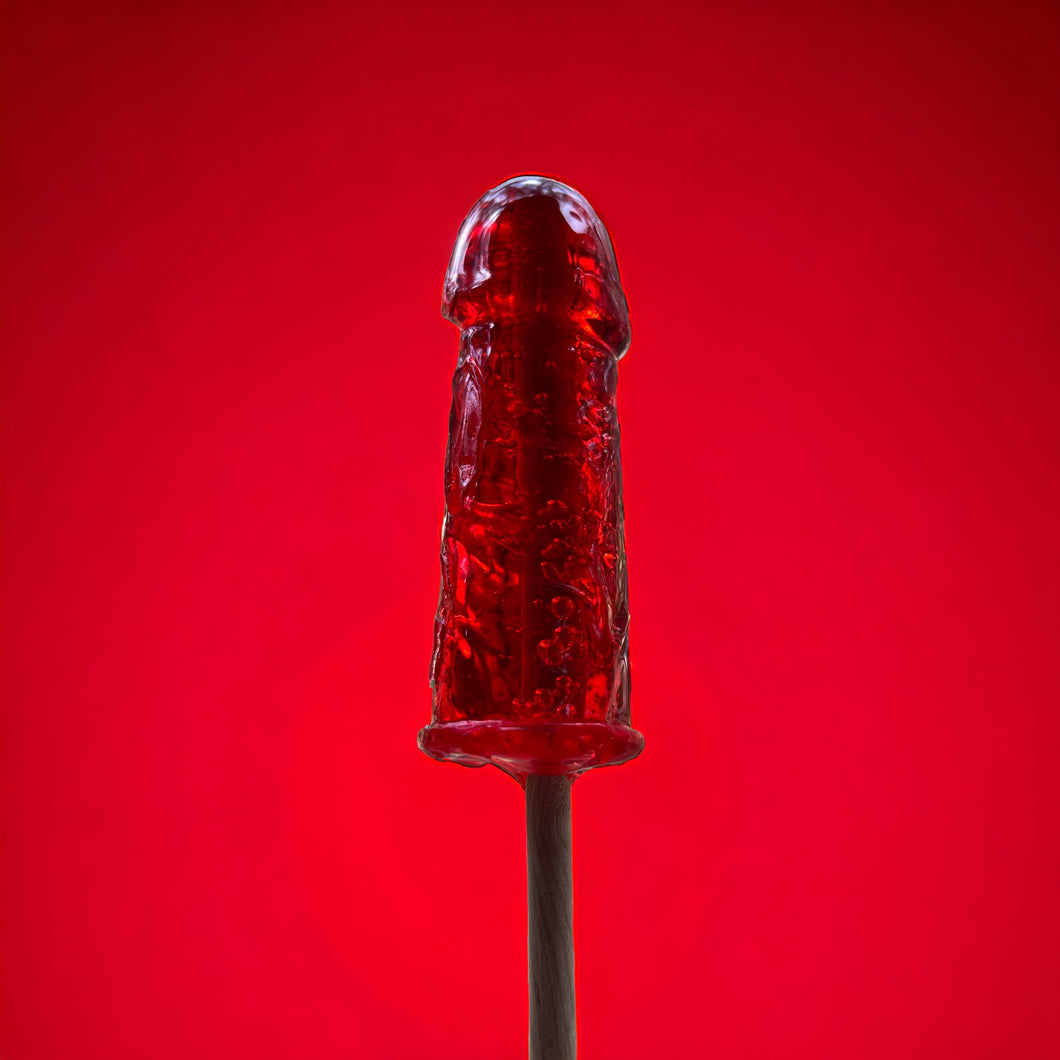 Pene de caramelo tradicional.