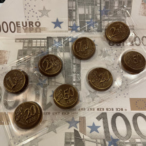 Billete de 1000€ de chocolate
