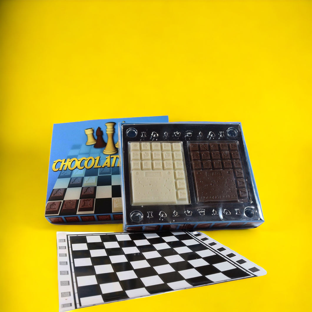 Juego de Ajedrez de chocolate.