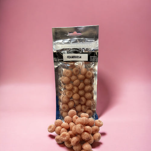 Caramelos naturales de frambuesa