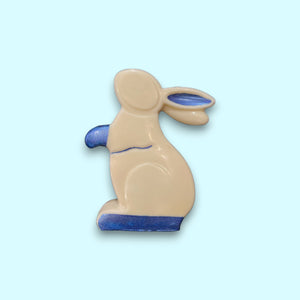 Conejito de chocolate blanco