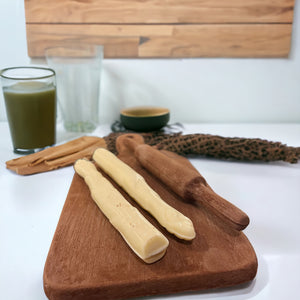Tabla y rodillo de cocina