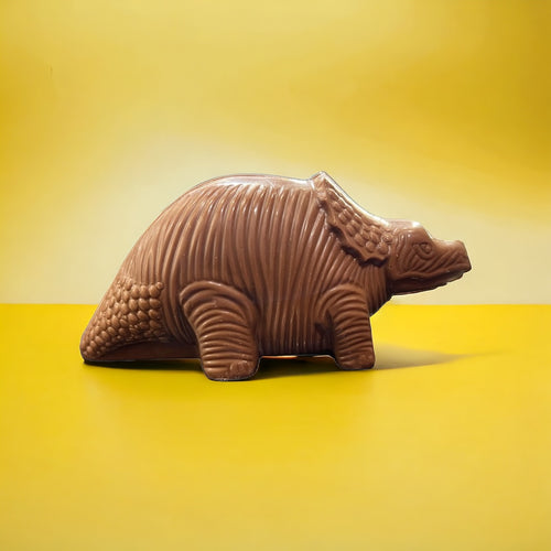 Dinosaurio de chocolate