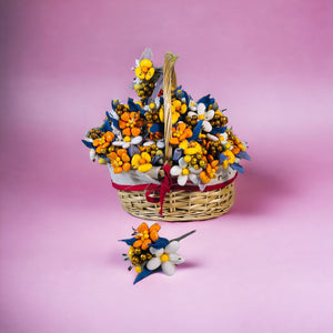 Bouquet alegría, Flores de chocolate