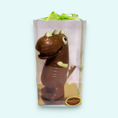 Dinosaurio Grande De Chocolate con Leche y Blanco