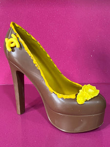 Zapato de chocolate belga o bolso de chocolate belga