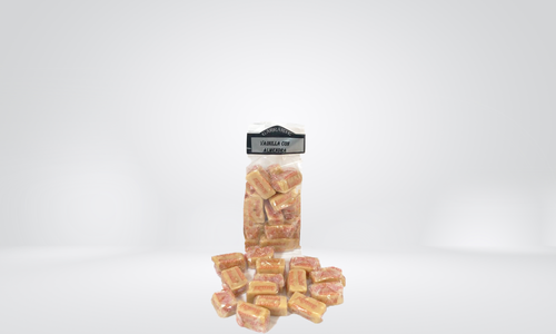 Caramelo masticable vainilla y almendra