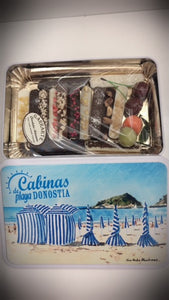 Caja metálica Donostia- San Sebastián (chocolates belgas)