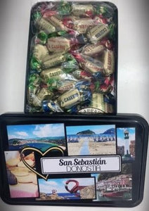 Caja metálica Donostia - San Sebastián (caramelos de piñón)