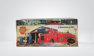 Transport vehículos de chocolate