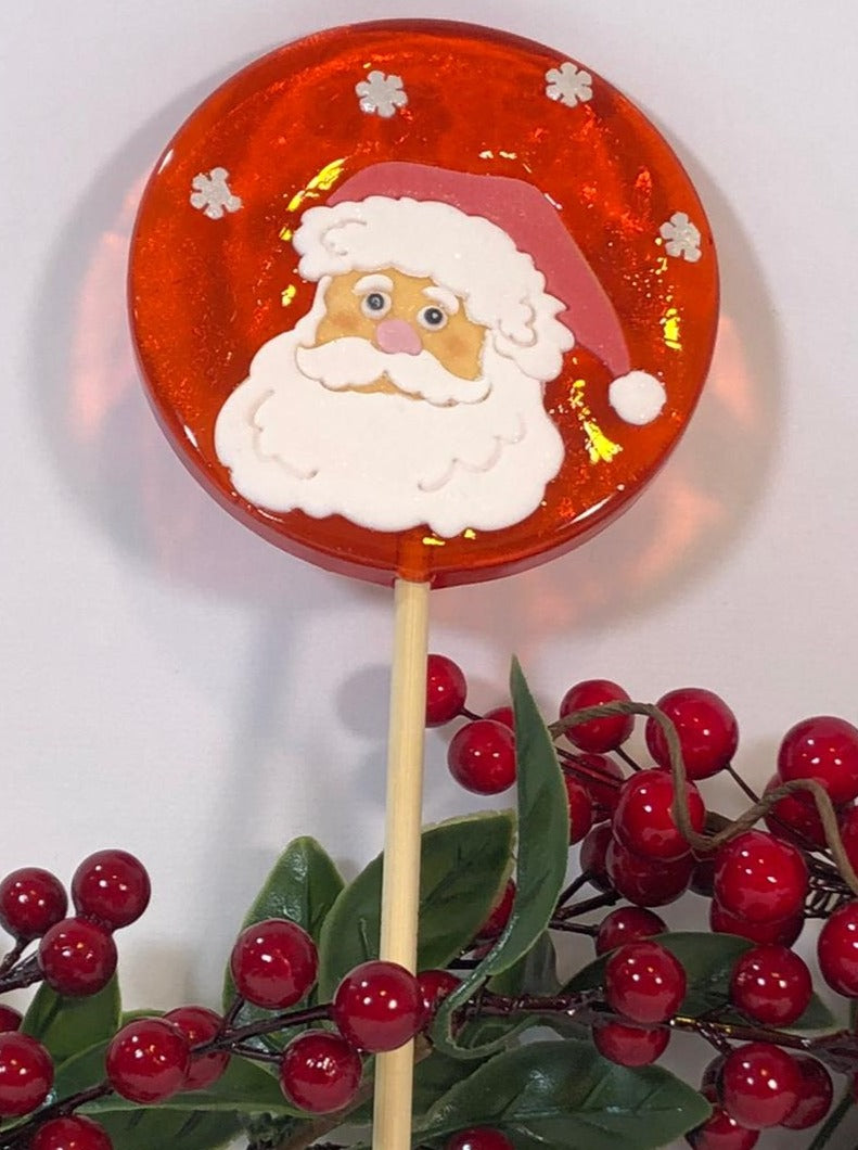 Piruleta de Navidad-Papa Noel en caramelo