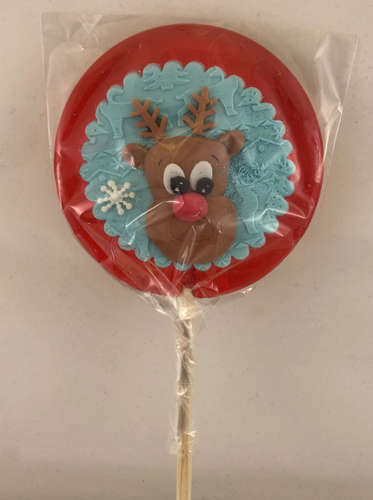 Piruleta de Navidad-Piruleta de Rudolf