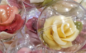 Rosa - Flores de chocolate